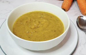Soupe de Patate Douce, Carotte et Courgette