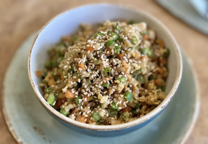 Riz Sauté aux Œufs et Chou-Fleur